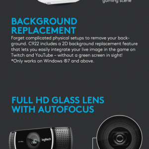 Logitech Stream Webcam C922 Pro - Image 6