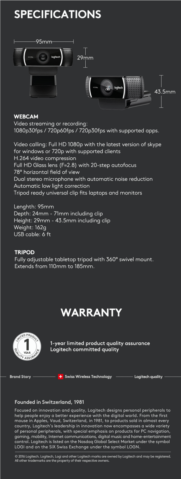 Logitech Stream Webcam C922 Pro - Image 7
