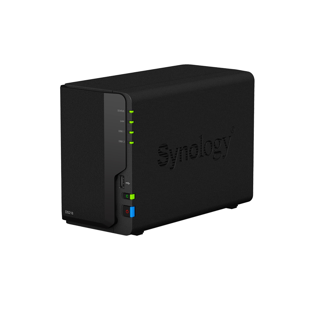 Synology DS218, 2-bay DiskStation, Quad Core 1.4 GHz, 2GB RAM - Image 2