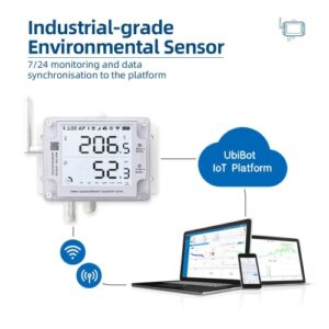 UbiBot GS1-AL4G1RS Industrial-Grade WIFI SIM Temperature Humidity Light Data Logger IoT System - Image 3