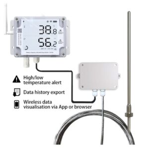 UbiBot PT-100 Industrial Grade Temperature Probe (-200℃ to +400℃) w/3m cable for GS1 - Image 3