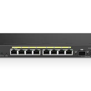 EnGenius 8-Port Managed Gigabit 55W 802.3af Compliant PoE Network Switch